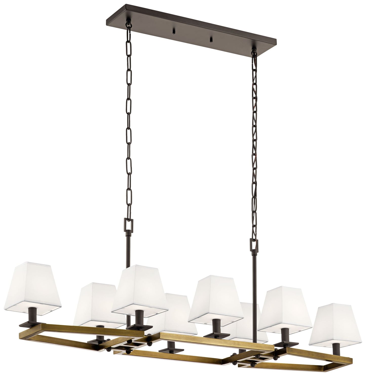 Kichler Lighting - Eight Light Linear Chandelier - Chandelier Linear (Double) -