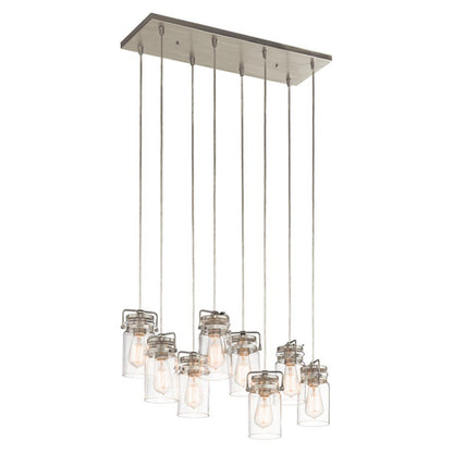 Kichler Lighting - Eight Light Linear Chandelier - Chandelier Linear (Double) -