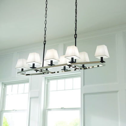 Kichler Lighting - Eight Light Linear Chandelier - Chandelier Linear (Double) -