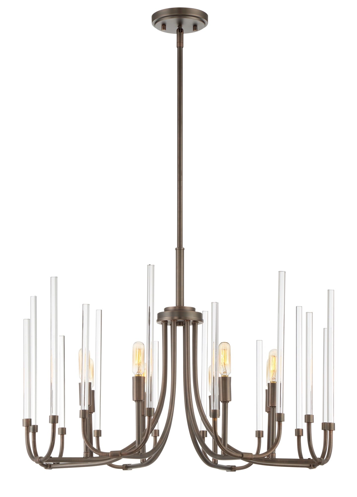 Designers Fountain Laretto Satin Copper Bronze 8 Light Chandelier, 91788-SCB